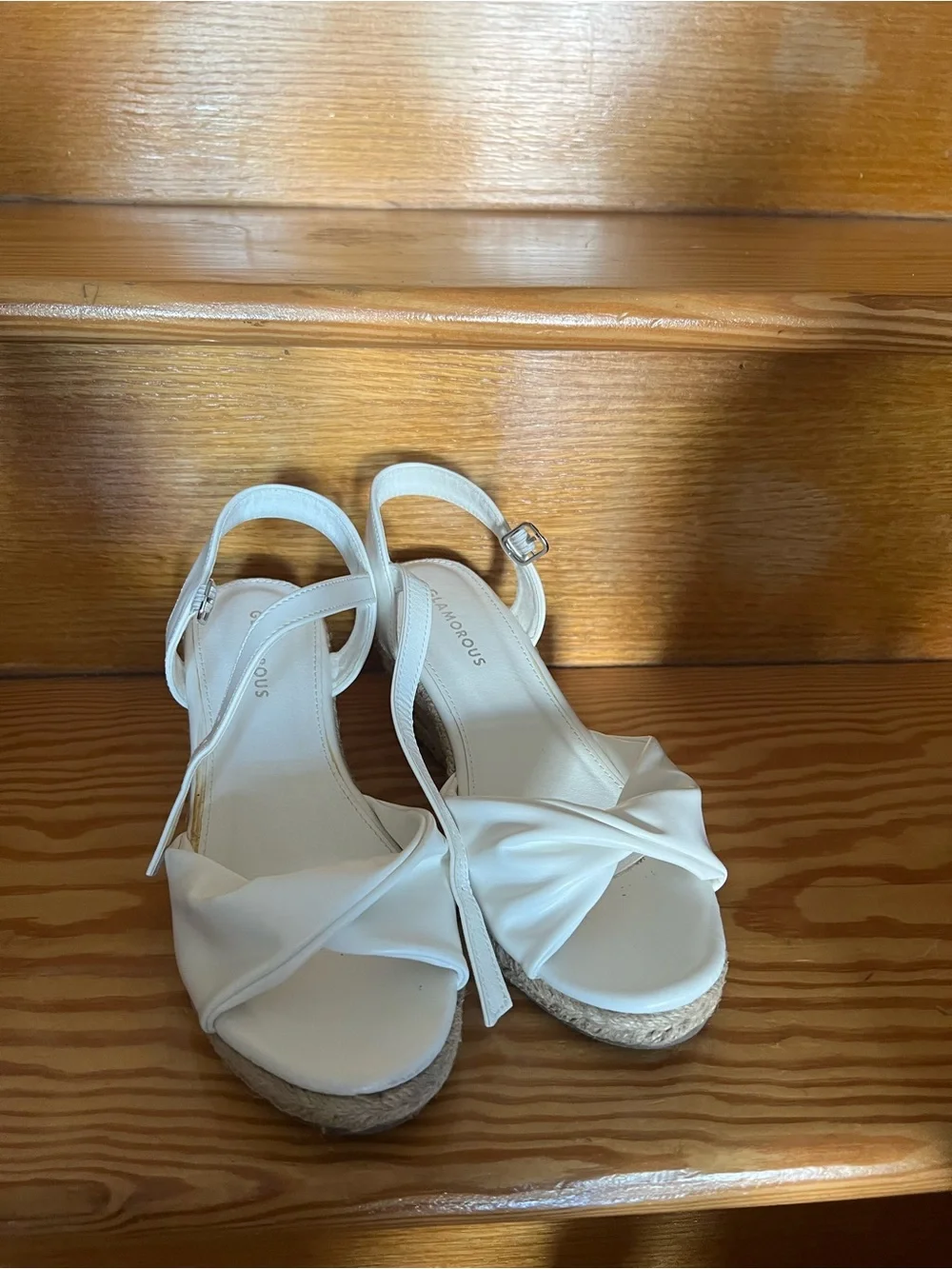 Faux Leather Wedges